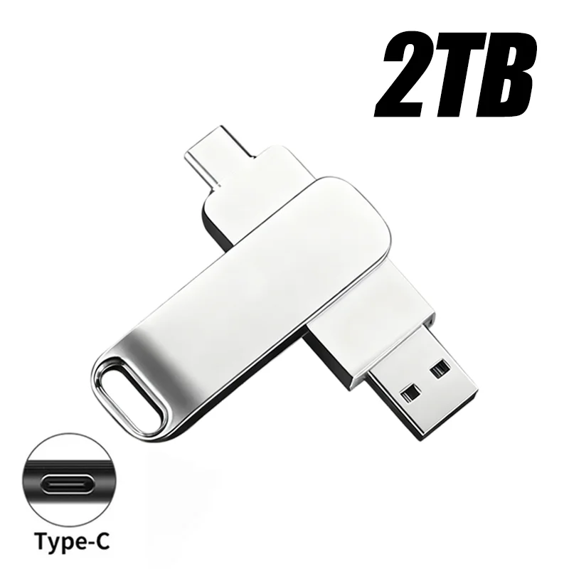 Ultra-Speed Metal Flash Drive - 64TB USB 3.2 Waterproof Type-C Pen Drive