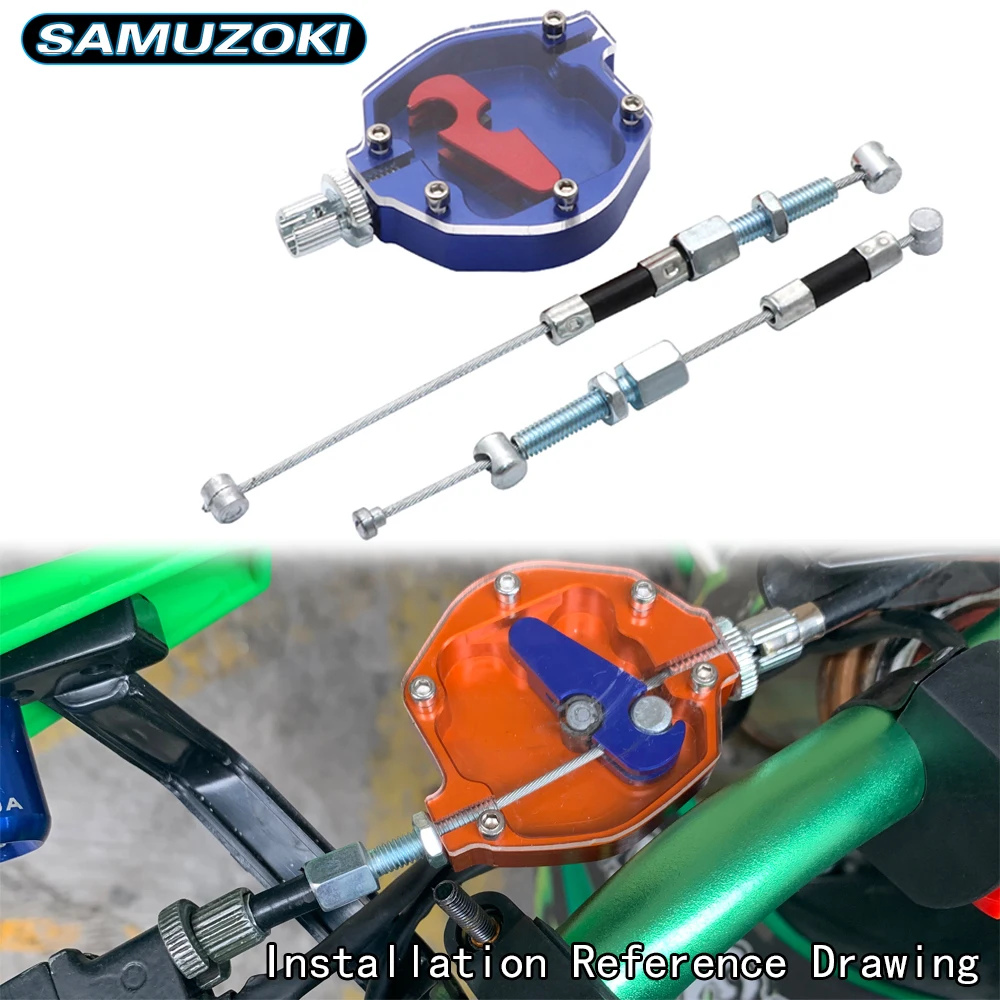 CNC Stunt Clutch Easy Pull Cable System For Honda CR80 CR85 CR125 CR250