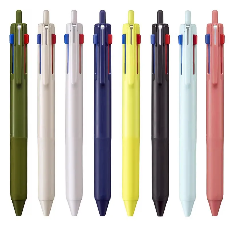 Japan Uni 3 in 1 Multifunctional Gel Pen Jetstream Retractable Ballpoint Pens 0.7mm/0.5mm SXE3-507 Smooth Writing Stationery 3
