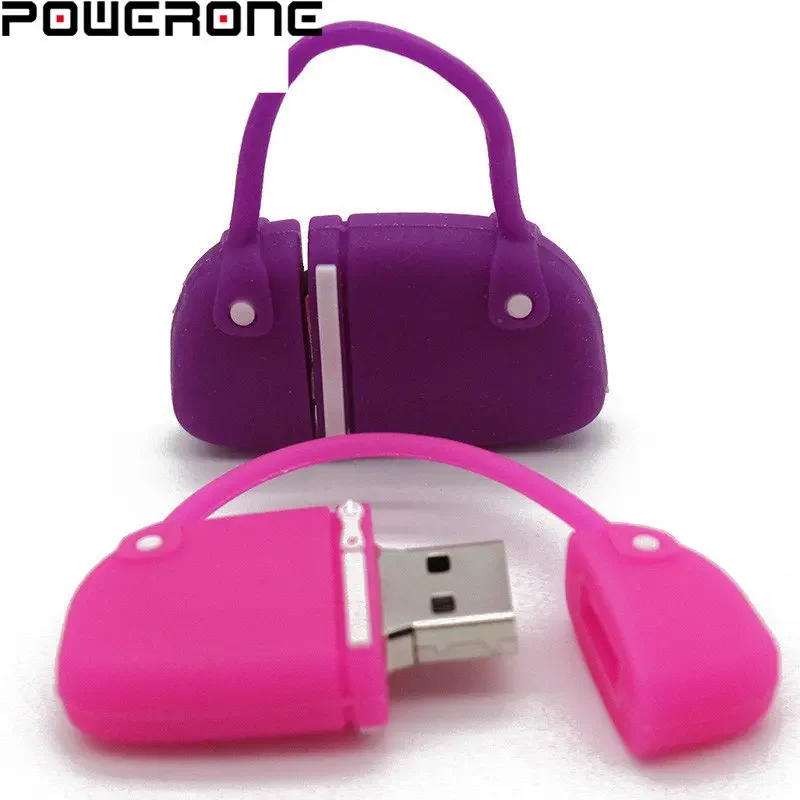 USB Flash Drives 128GB 64GB 32GB 16GB High-heeled Shoes Handbag USB 2.0 Memory Stick Creative Gift for Lady