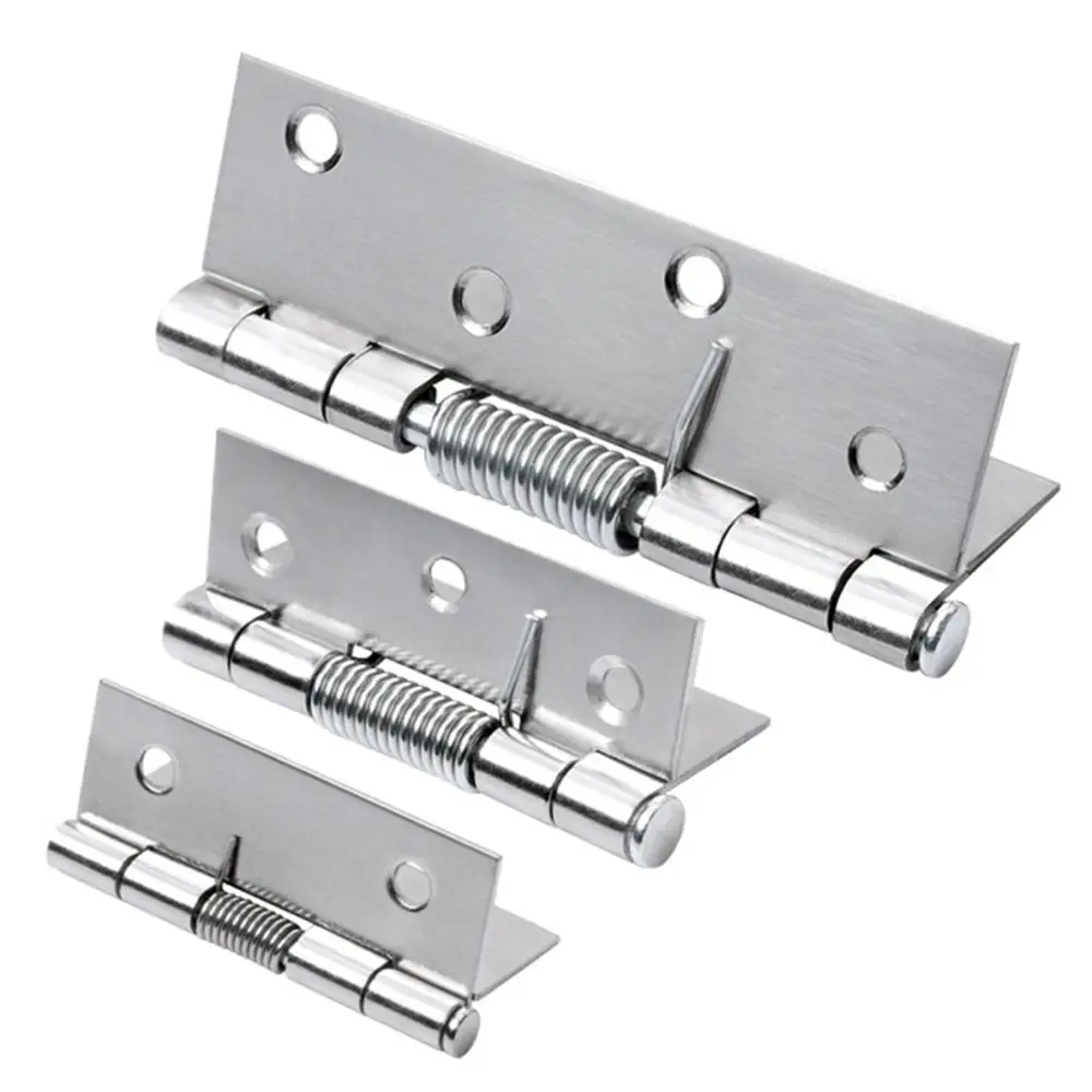 Loop with Spring Automatic Rebound Furniture Supplies Window Accessories Door Hinges Cross Hinge
