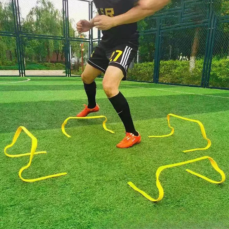 Agility ladders 3Pcs 15cm Football Hurdles Portable Speed Funcional Training Kids Agility Hurdles Ladder Sports Safety Soccer Training Equipment