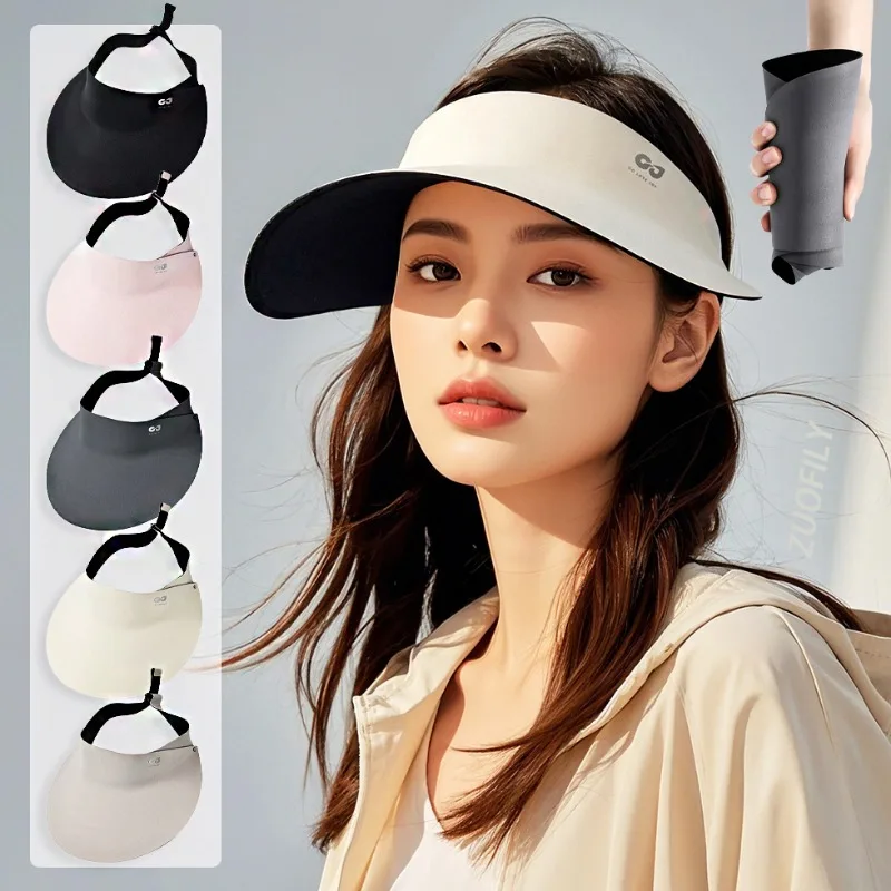 Fisherman Hat Fishing Hat Women Summer Large Brim Ponytail Cap Outdoor Travel