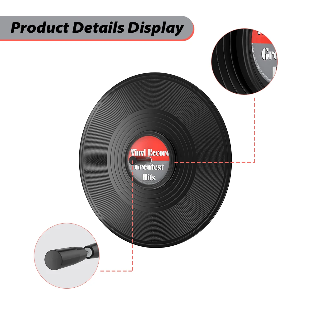 7" EP 12" LP Vinyl Record Cleaner Protector Waterproof Clamp