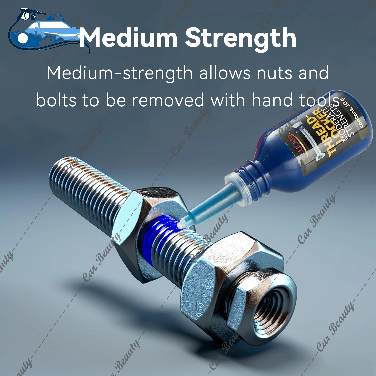Strength Threadlocker 10ml Red / Blue Thread Locker Screw Glue Lock & Seal Metal Fasteners Resist High and Low temperature 5