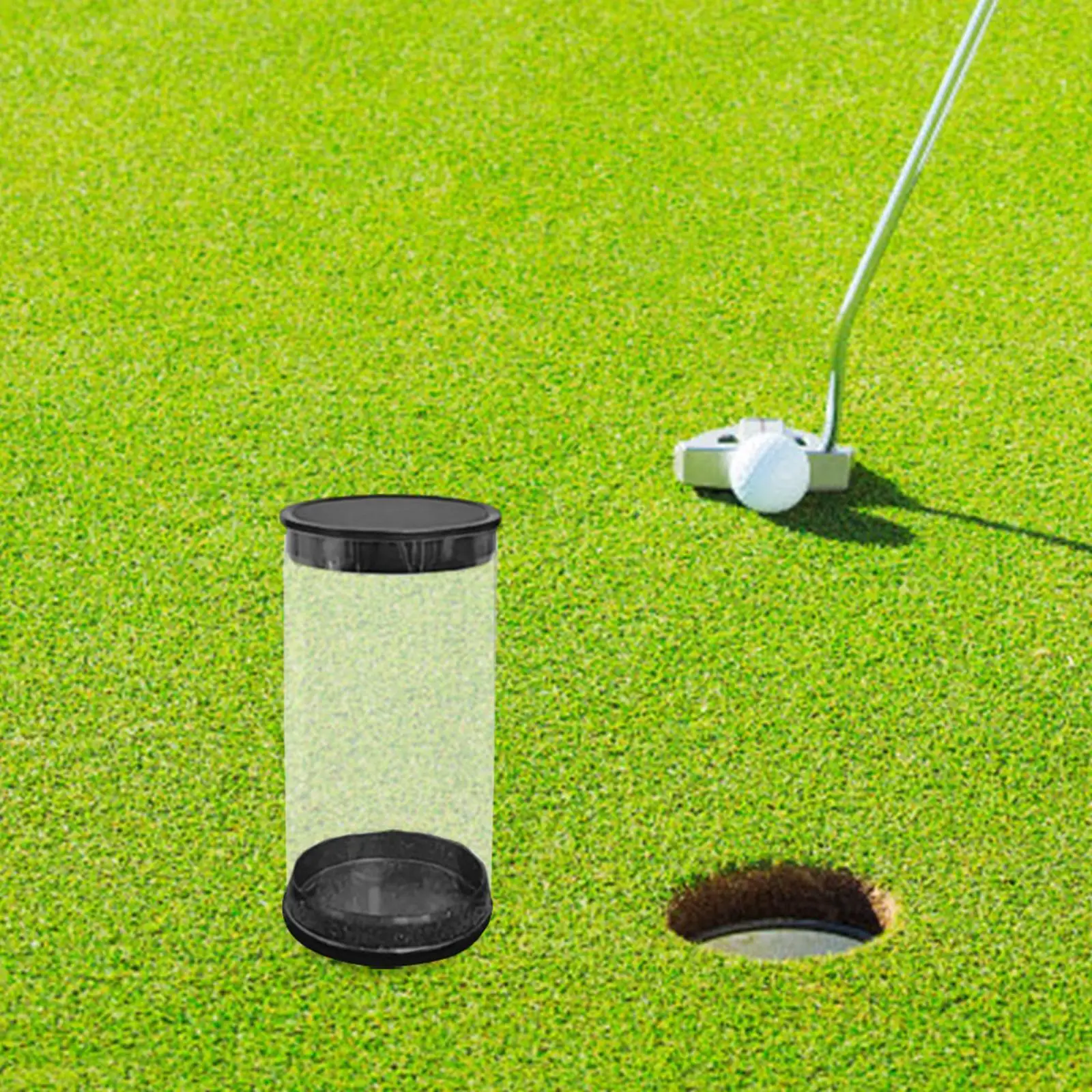 Golf Ball Case Cylinder Collectible Portable Transparent Golf Ball Storage Tube Packaging Box Container Golf Accessories