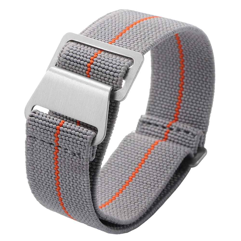Nylon Parachute Elastic Breathable Watchbands – Skin-Friendly Straps
