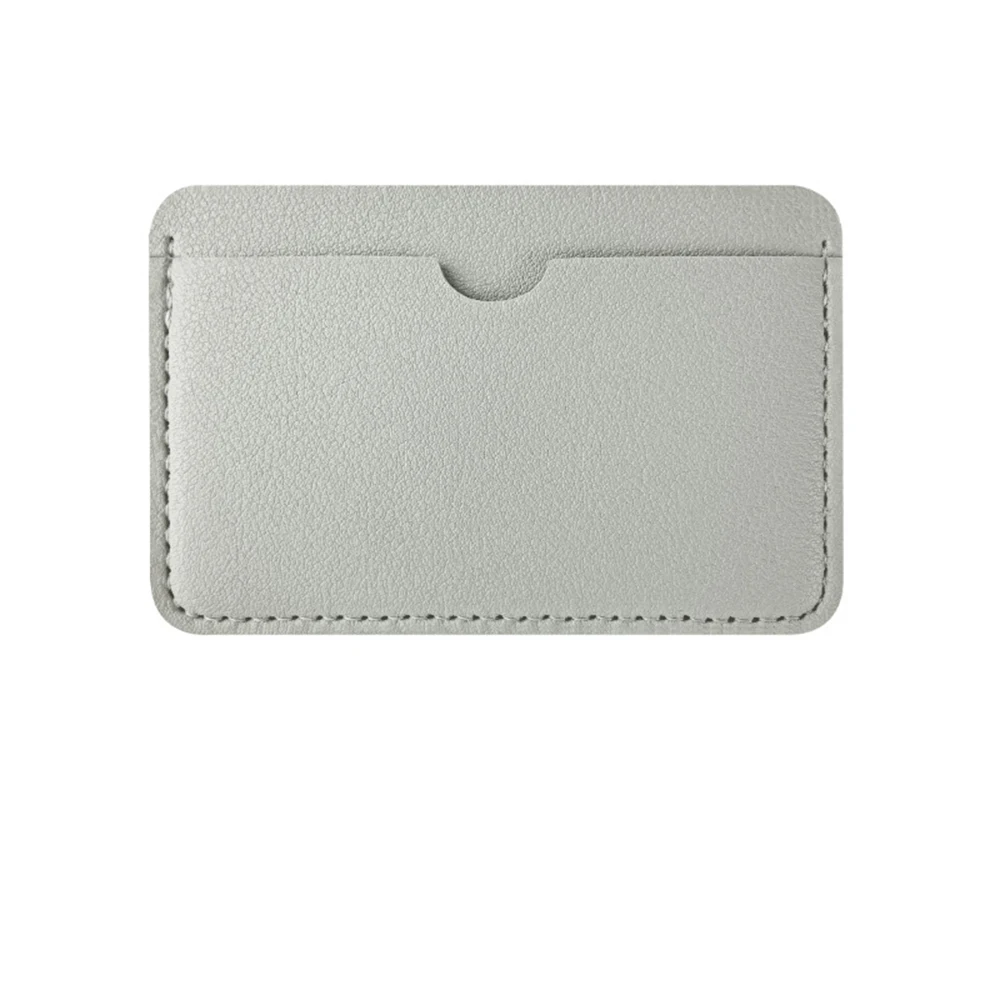Premium PU Leather Card Holder - Compact ID & Credit Card Protector