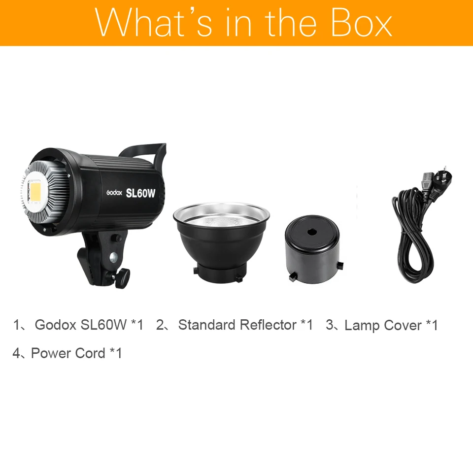 Lampe LED Godox SL-60W - 60W 5600K - Flash Haute Puissance - Neuf