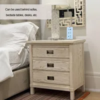 Power Outlet Extender Power Socket Expander 2xAC ซ็อกเก็ต 1xUSB A 1xUSB C Plug and Play หมุนได้ 180 องศาอเนกประสงค์สําหรับโซฟา 5