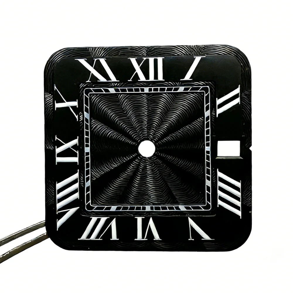Golden Stainless Steel Waterproof Watch Case and Strap for 38MM Square Men's Watch