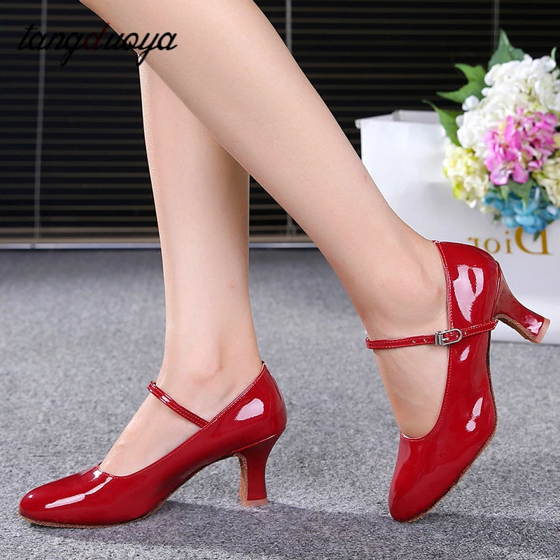 Zapatos de baile de salón profesionales para tacones altos, zapatos de baile modernos, zapatos baile latino con punta cerrada, 5cm| | - AliExpress