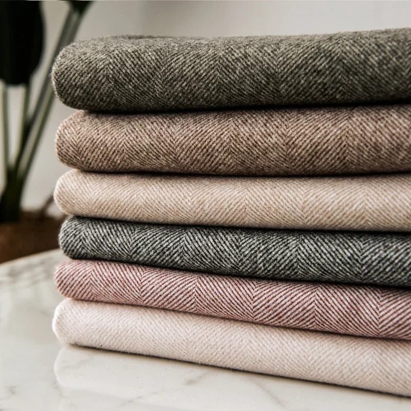 Herringbone Woolen Fabric 2