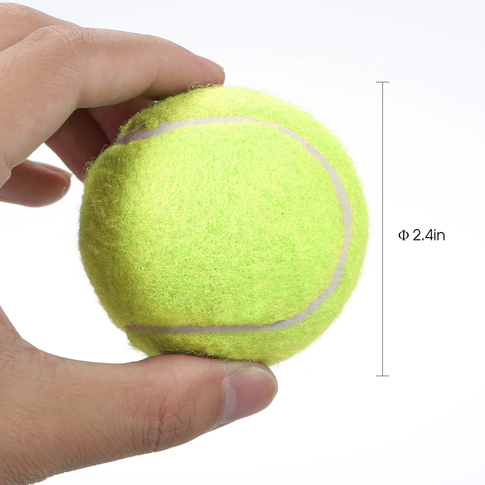 12er-Pack Druckanpassungs- und Trainings-Tennisbälle, Tennisball für den Hartplatz – Detail 1