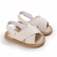 Prewalker 2022 New Summer Baby Cross Hollow Soft Soles Sandal 0-18 Month Toddler Flat Booker 2