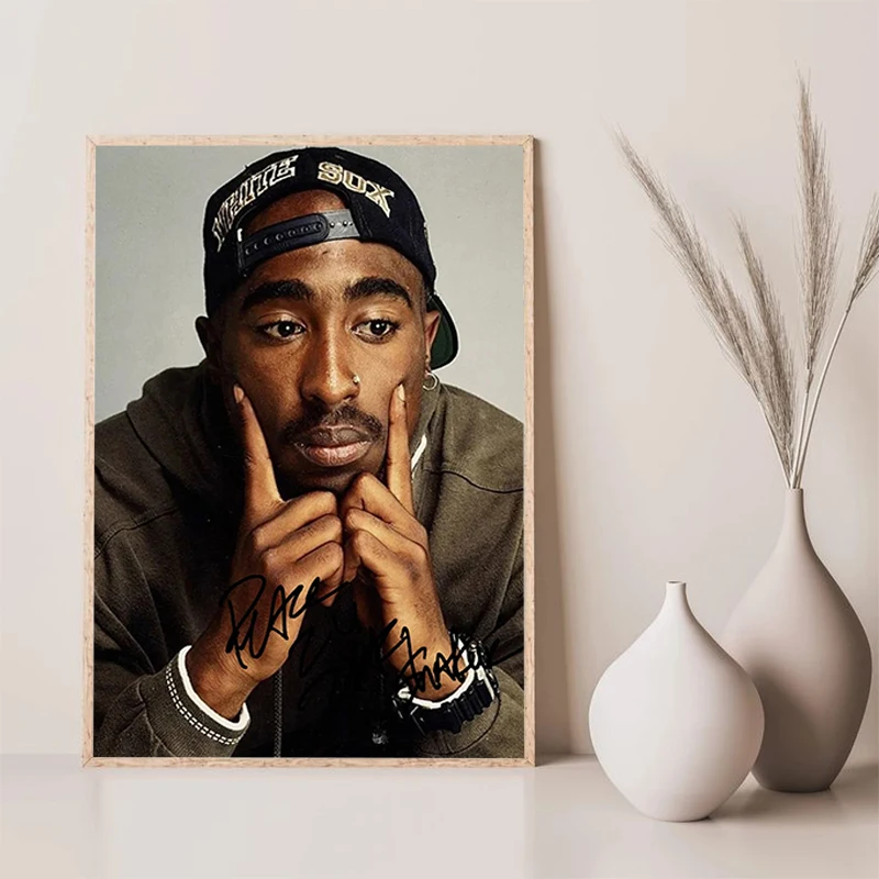 thumbnail image 1 of Póster de pintura en lienzo sexy del cantante de hip hop Tupac, decoración de lujo para el hogar, pintura de Demon Slayer por números, figura de acción de Taylor Swift, 1 of 5