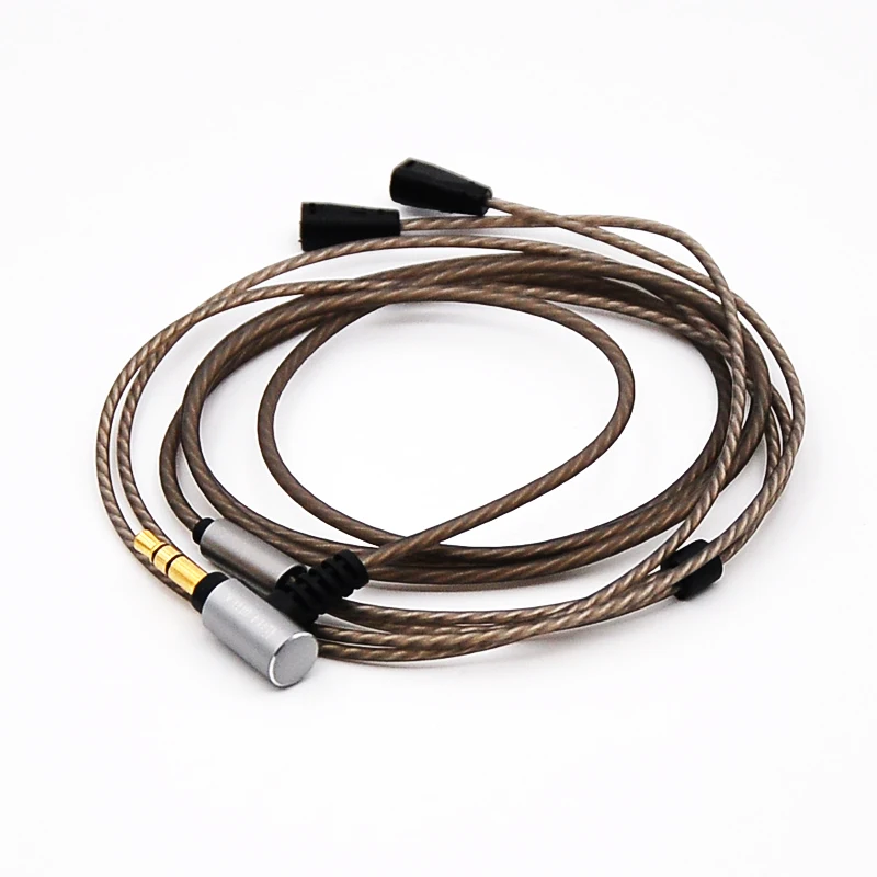 Фото Сменный посеребренный кабель для наушников Sennheiser IE80S IE80 IE8i IE8 3,5 мм №1