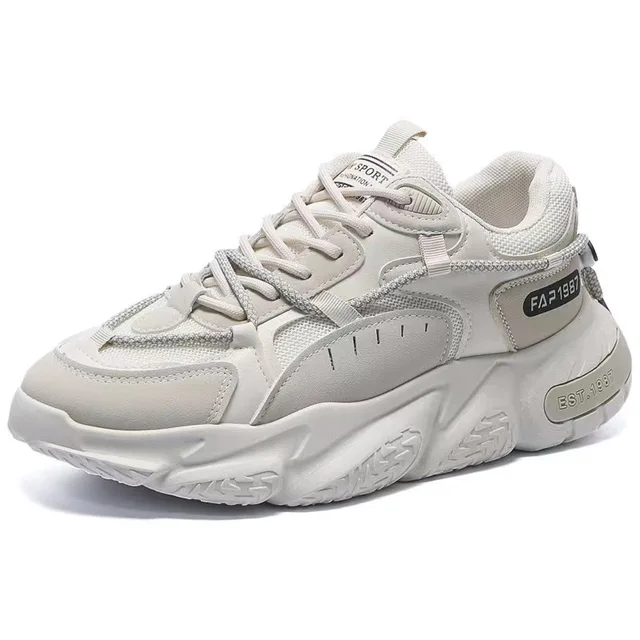 New Summer Mens Sports Running Shoes Casual Versatility Breathable Heightened Sneakers Comfortable Lace-up Shoes Tenis Masculino 5