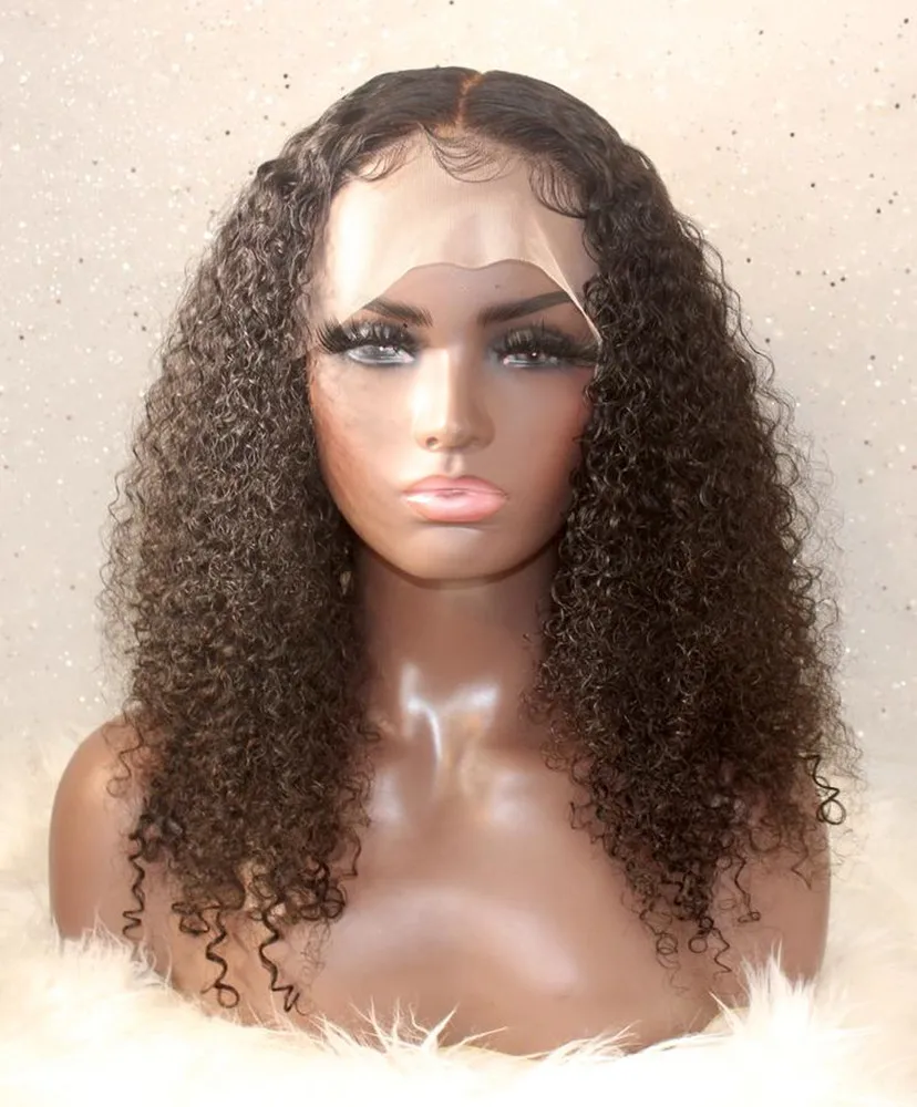 

26inch 180%density kinky curly Women Lace Front Wigs Natural hairline With Baby Natural softness Natural softness