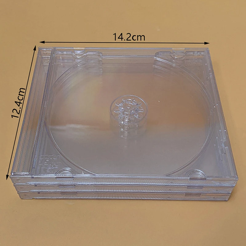 1PCS ReadStar Transparent Plastic Single Piece Disc Case CD Case Thickened CD DVD Disc box