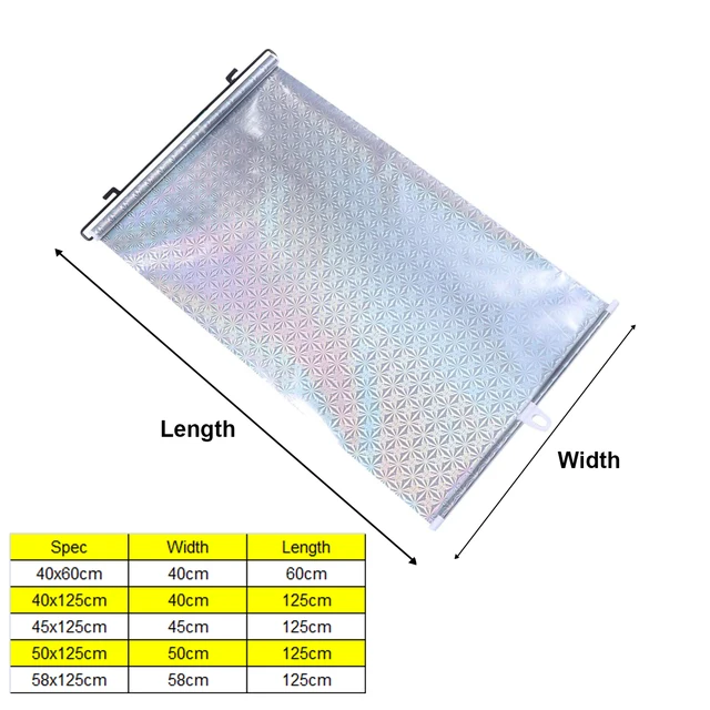 Parasole Auto Retrattile Shkalacar - Tenda Termica Per Parabrezza Anteriore E Posteriore Con Ventose Forti - Foto 5