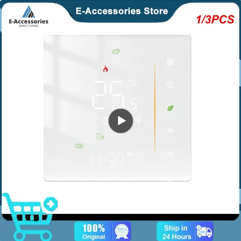 

1/3PCS Thermostat Room Temperature Controller of Water/Electric Floor Heating Gas Boiler Humidity Tuya Work with Alex