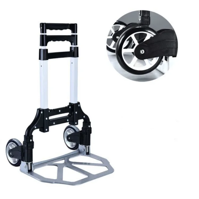 Az Emeleti Rakományhoz 330 Font Lépcsőn Mászó Kocsi All Terrain Lépcső Hand Truck Bungee Cord Hordozható Bevásárló - Image 5