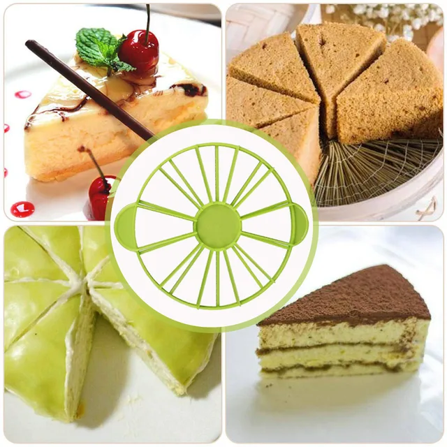 10/12 Szeletek Torta Egyenlő Adagvágó Kerek Kenyér Mousse Elválasztó Szelet Jelölő Sütés Háztartási Konyhai Edényekhez