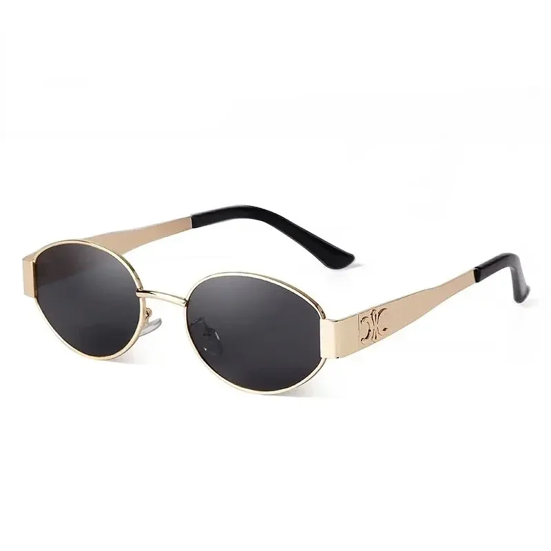 Women’s Oval Sunglasses – 2025 Trendy Vintage Small UV400 Eyewear for Ladies Safety Accessories Sunglasses