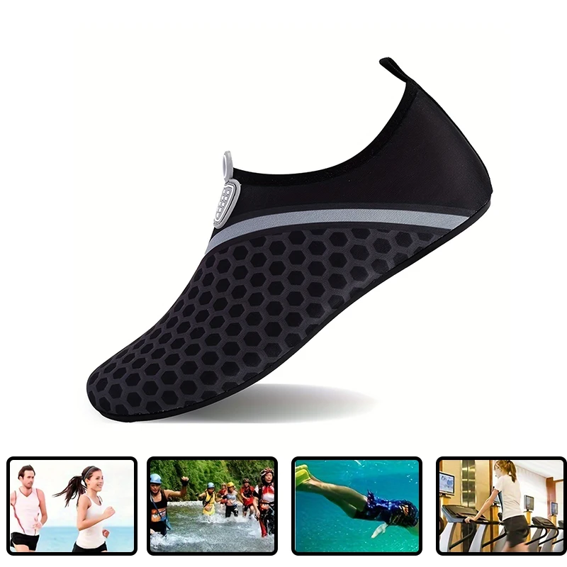 water sports shoes water shoes unisex quick-drying barefoot water shoes men women anti-slip swimming slippers seaside hiking surfing sneakers diving socks