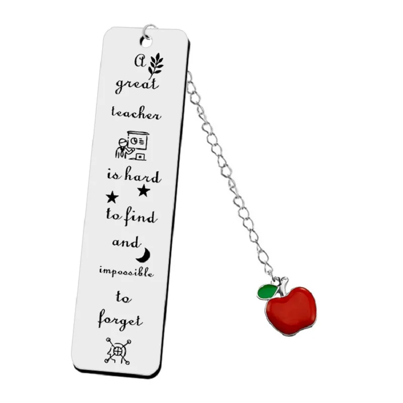 New Bookmark Pendant School Teacher Gift Pretty Stationery Child Award Book Marks Tassel Students Book Clip Office Supplies
