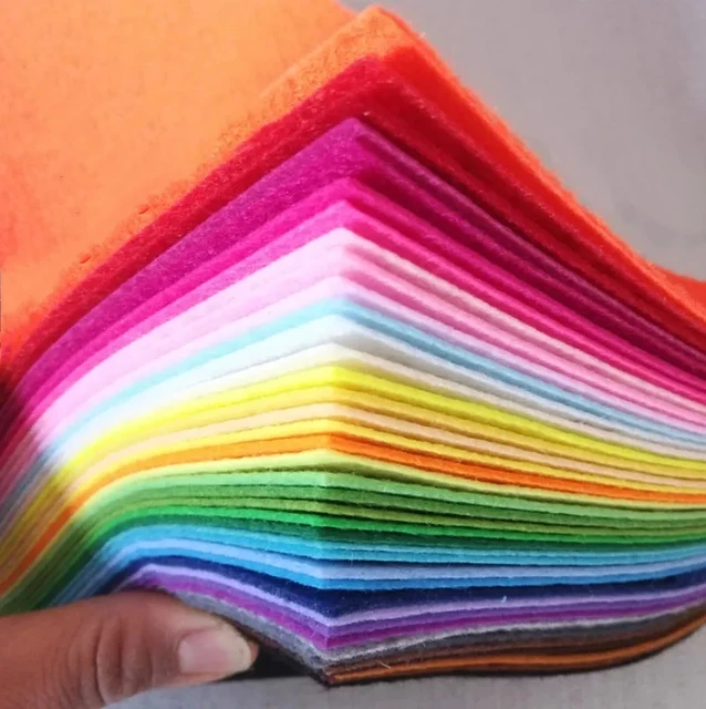 Discover Endless Creativity with 40Pcs Nonwoven Felt Fabric