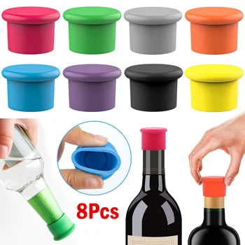 Reusable Silicone Wine Stoppers 1