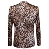 Hot Sale Leopard Print Men Suit Blazer Set With Pants 2025 Safari Suits For Men Performance DJ Jacket Luxury Singer Star Coat 3