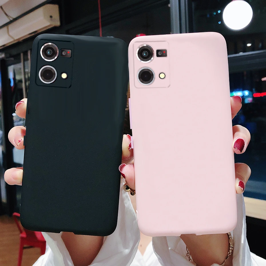 Candy Color Silicone Soft Matte Shockproof Phone Cover