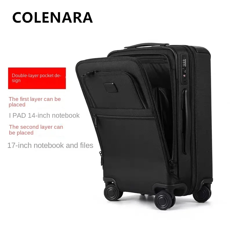 기내용캐리어 COLENARA 새로운 제품, 20인치 확장형 보딩 박스, 다용도 휠 롤링 수하물, 범용 지퍼 보딩 박스