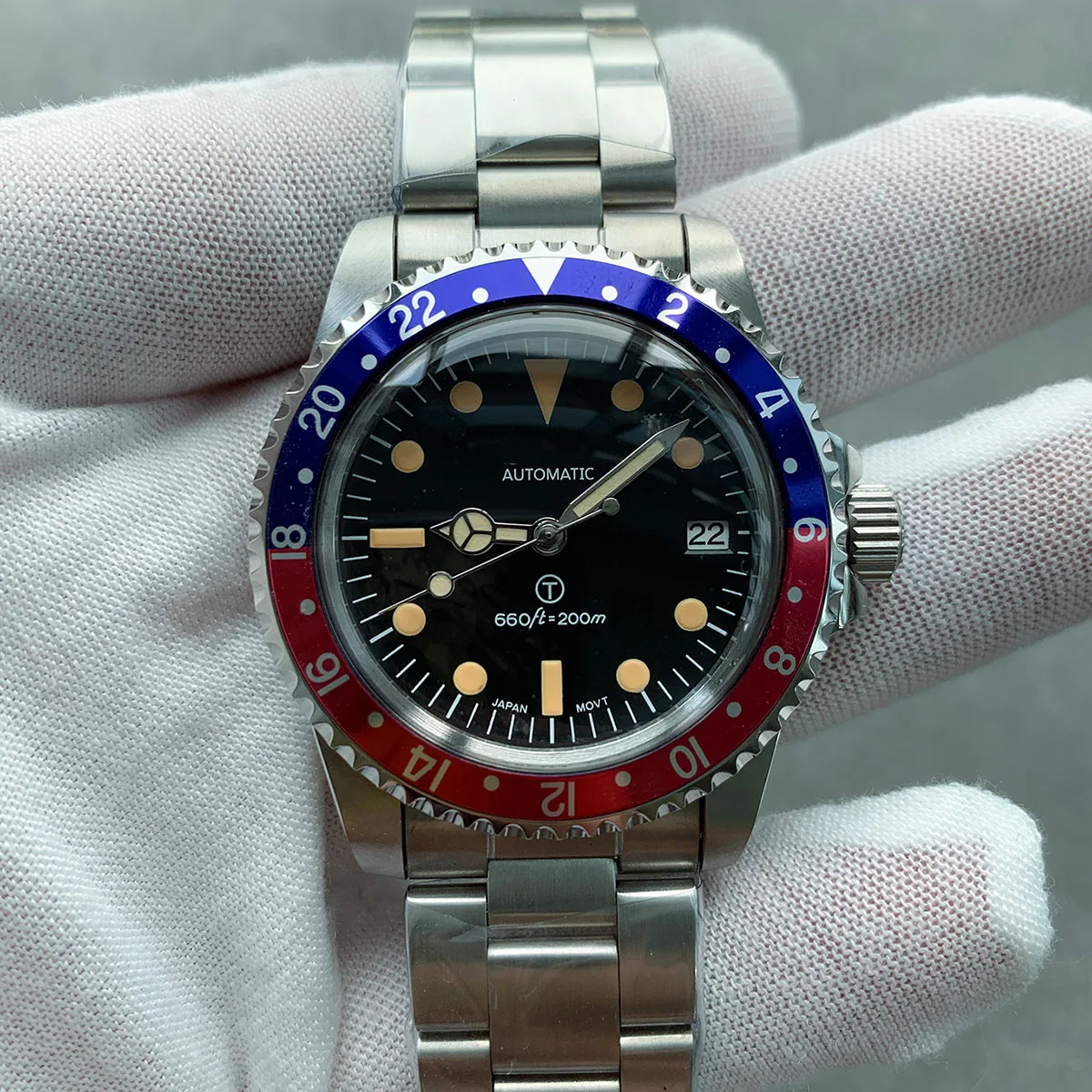 

sapphire crystal or Acrylic glass 39.5mm Men Watch Diver Retro watch NH34 NH35 NH36 Movement Vintage Watches