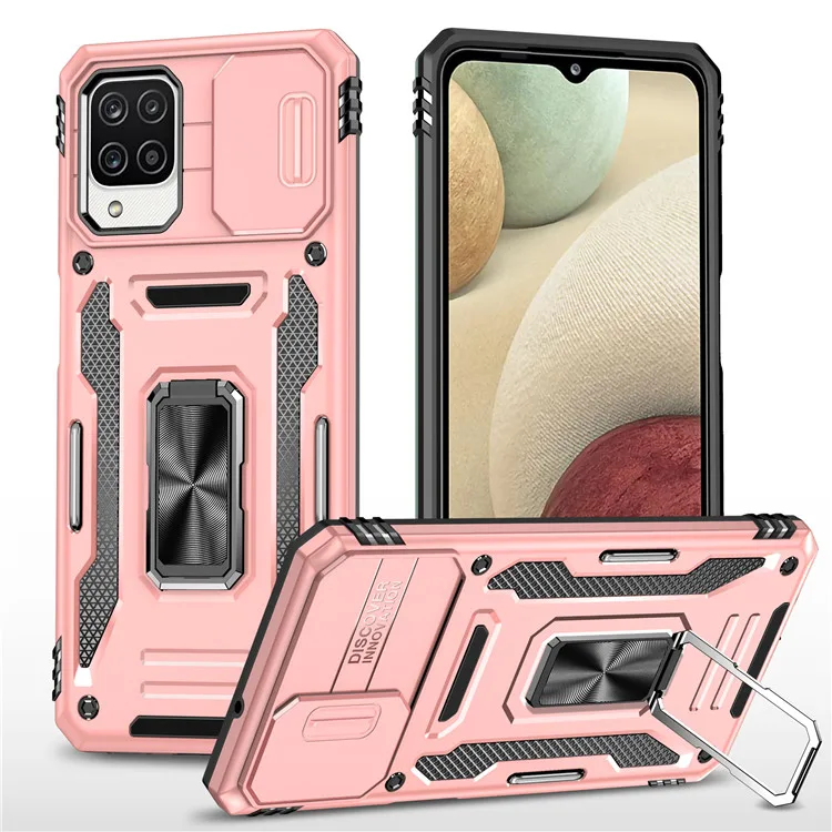 5G Armor Slide Lens Protective Case for Samsung Galaxy - Durable Back Cover