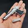 1:3 Desert Eagle Pistol Alloy Mini Gun Model Keychain Gold-plated Bag Pendant Detachable Toy Gun For Adult Kids Gift 3