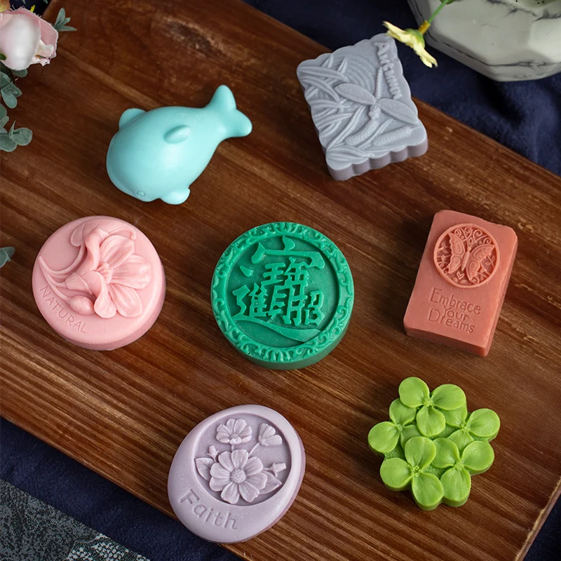 

Mirosie Creative 3d Single-hole Combination Silicone Soap Mold DIY Household Food Grade Silicone Soap Molds for Soap Making