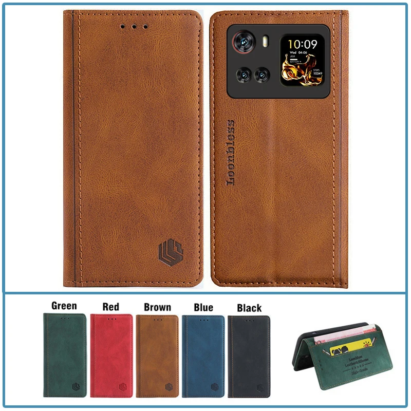 Custodia Portafoglio In Pelle PU Con Supporto Per Cubot P30 - Marrone, Fodere In TPU