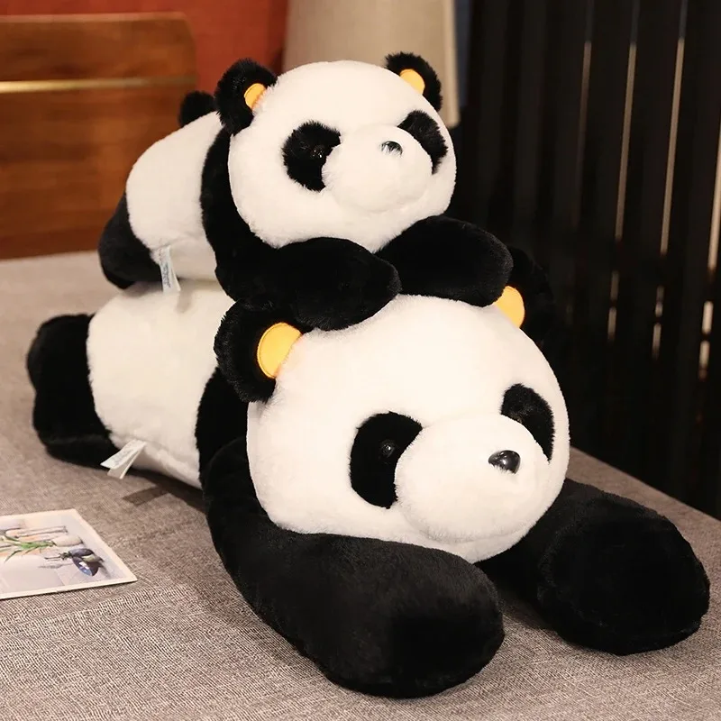 60 cm-120 cm Riesenpanda Plüschtiere Weiches Schlafkissen Cartoon Tier Bär Gefüllte Babypuppe Klassische Kindergeburtstag Weihnachtsgeschenke