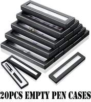 20Pcs Pen Box Transparent Window Paper Packaging Gift Gel Pen Box Pencil Cases Pen Boxes Packaging Jewelry Gift Box Pencil Box 1