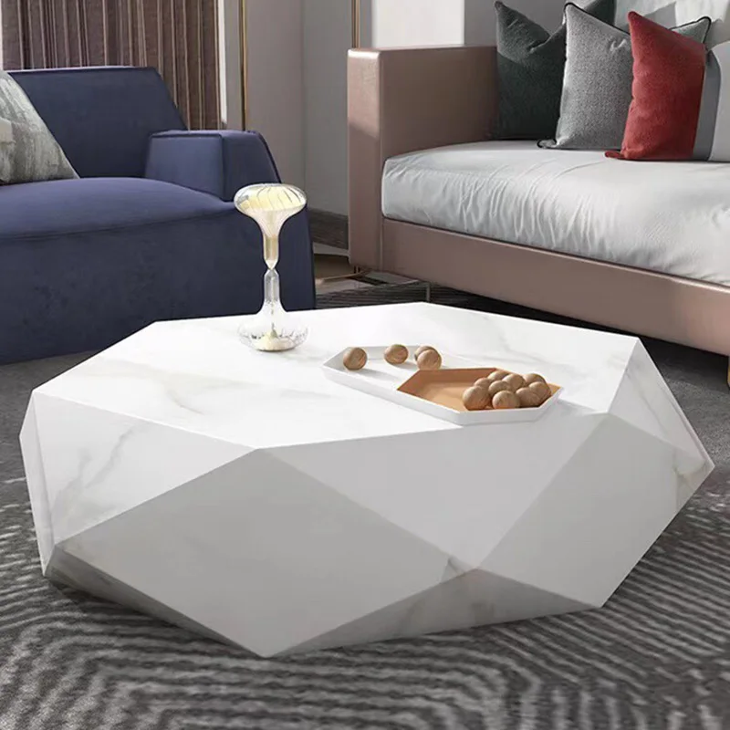 

Modern Nordic Marble Table Bedroom Luxury Aesthetic White Coffee Table Simple Vintage Articulos Para El Hogar Furniture