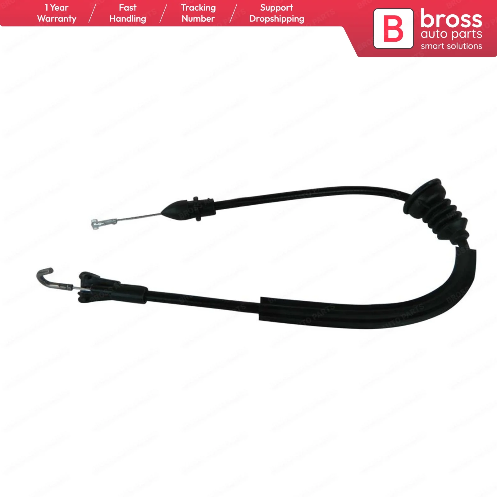 Bross BDP68 Inner Door Release Locking Latch Bowden Cable Front Right or Left 5 P08370858 for Seat Cordoba MK1 MK2 toledo |