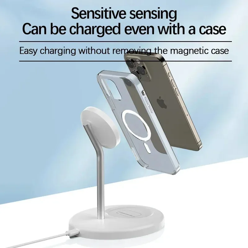 2-in-1 Wireless Fast Charger Foldable Dock for iPhone & AirPods Pro 3