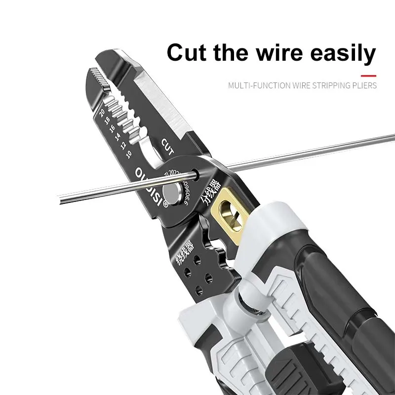 Wire stripper multifunction hand tool for electrical repair