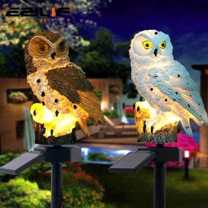 Solar garden lights Solar Lamp Owl Animal Solar Garden Lights Powered Led Light Outdoor Garden Decoration Lamp Waterproof Lights