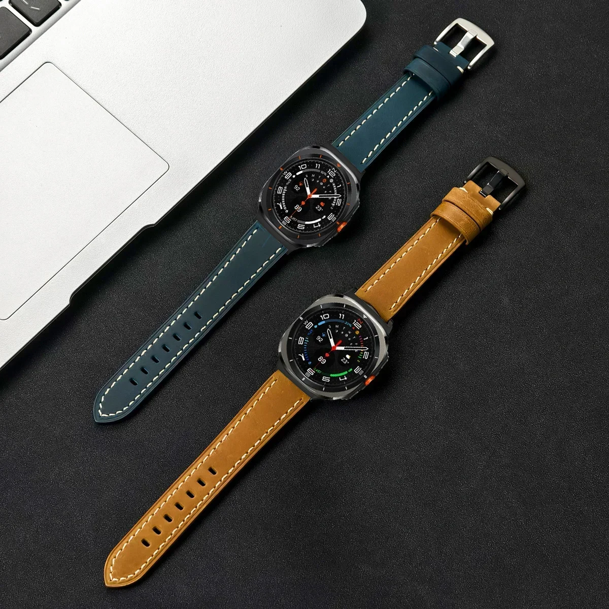 لا توجد فجوات حزام من الجلد لساعة سامسونج جالاكسي...