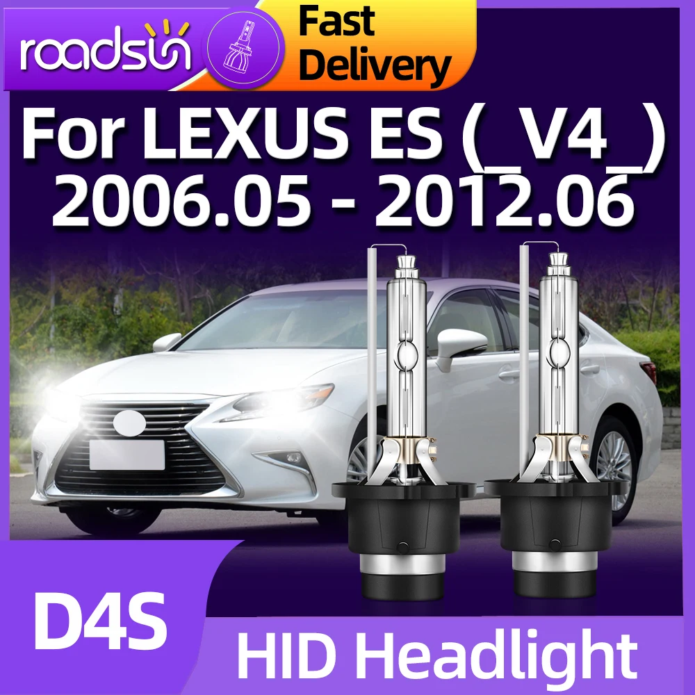 

Roadsun 2X D4S 35W Xenon Car Headlight Bulbs 6000K Light For LEXUS ES (V4) 2006 2007 2008 2009 2010 2011 2012